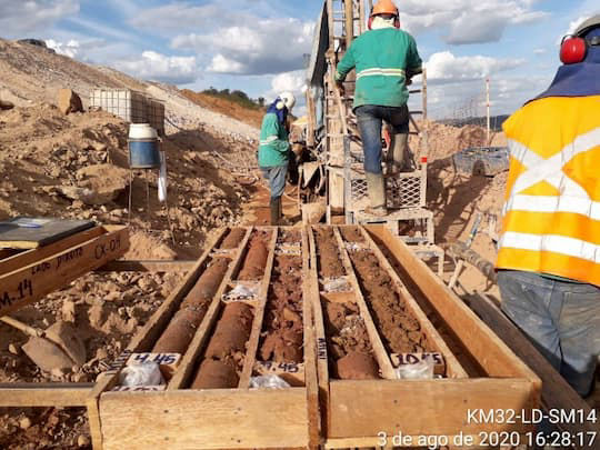 SONDAGEM MISTA (SOLO E ROCHA)